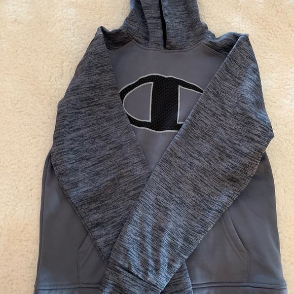 NWOT YOUTH CHAMPION LOGO HOODIE - Picture 5 of 5